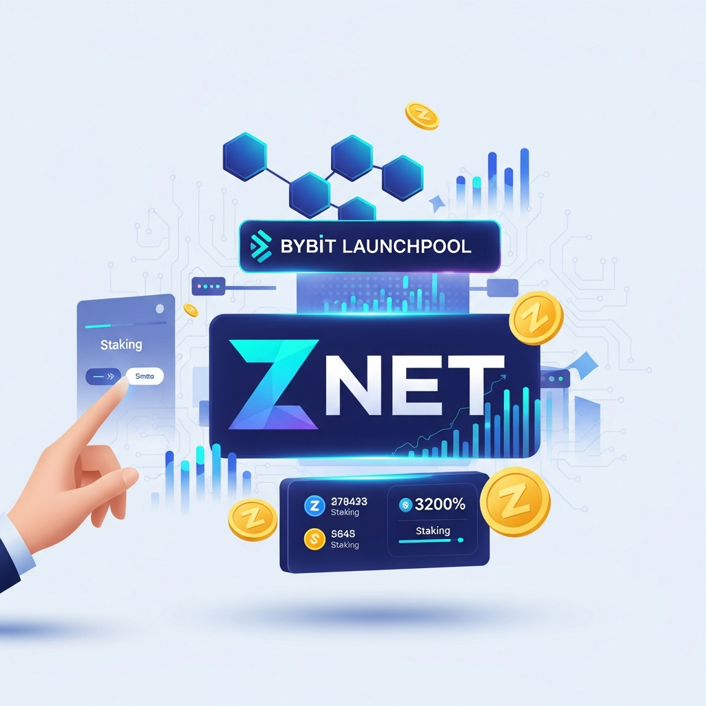 【最速】Bybitローンチプール「Z-Network (ZNET)」開催！ステーキングで新トークンを獲得