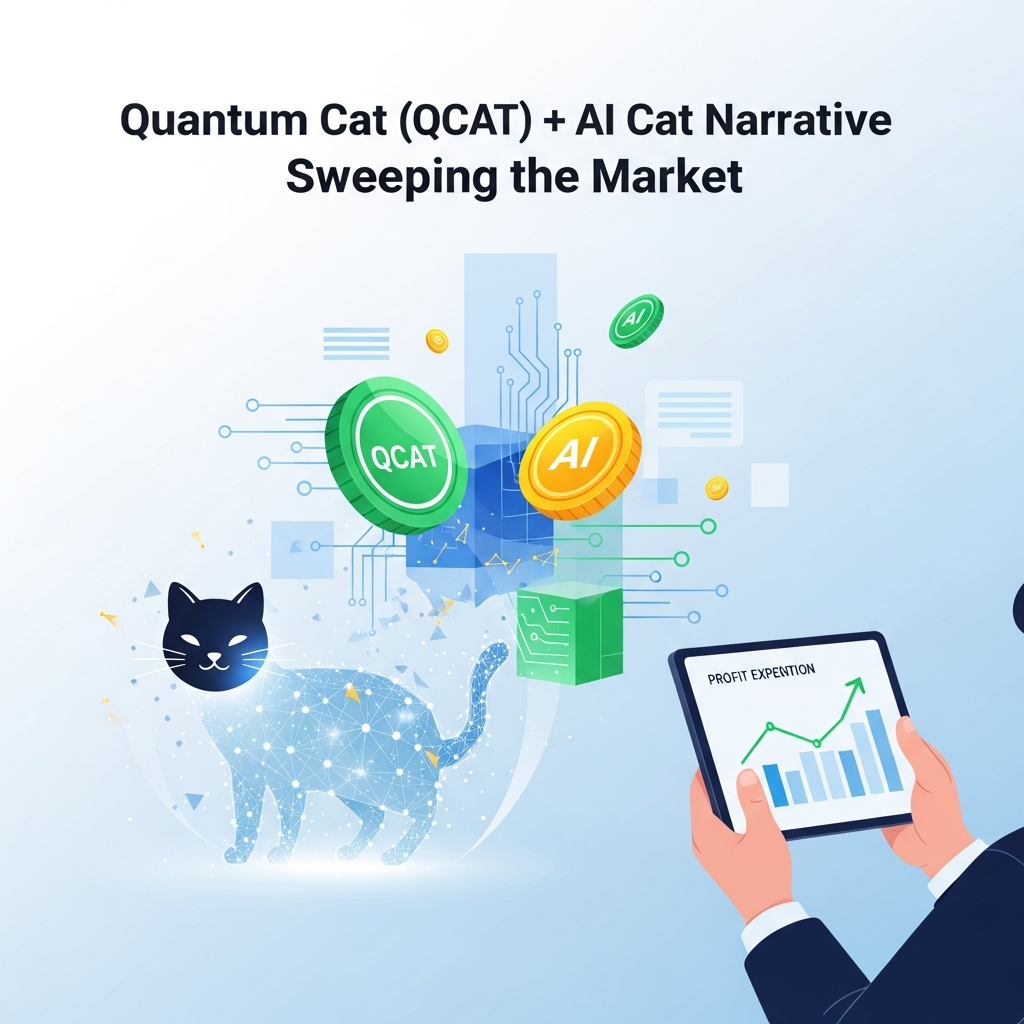 【爆益期待】Quantum Cat (QCAT) ＋ AI猫ナラティブが市場を席巻中