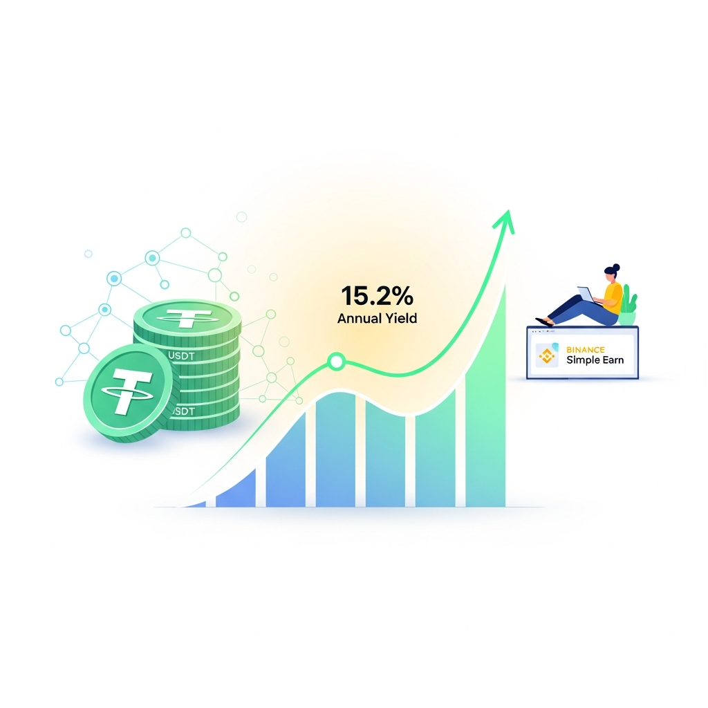 【年利15.2%】Binance Simple Earn（USDT）で手堅く資産を増やす