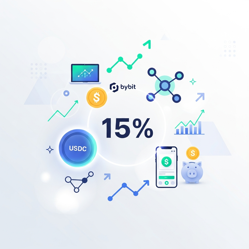 【年利15%】Bybit（バイビット）USDC特別セービング案件