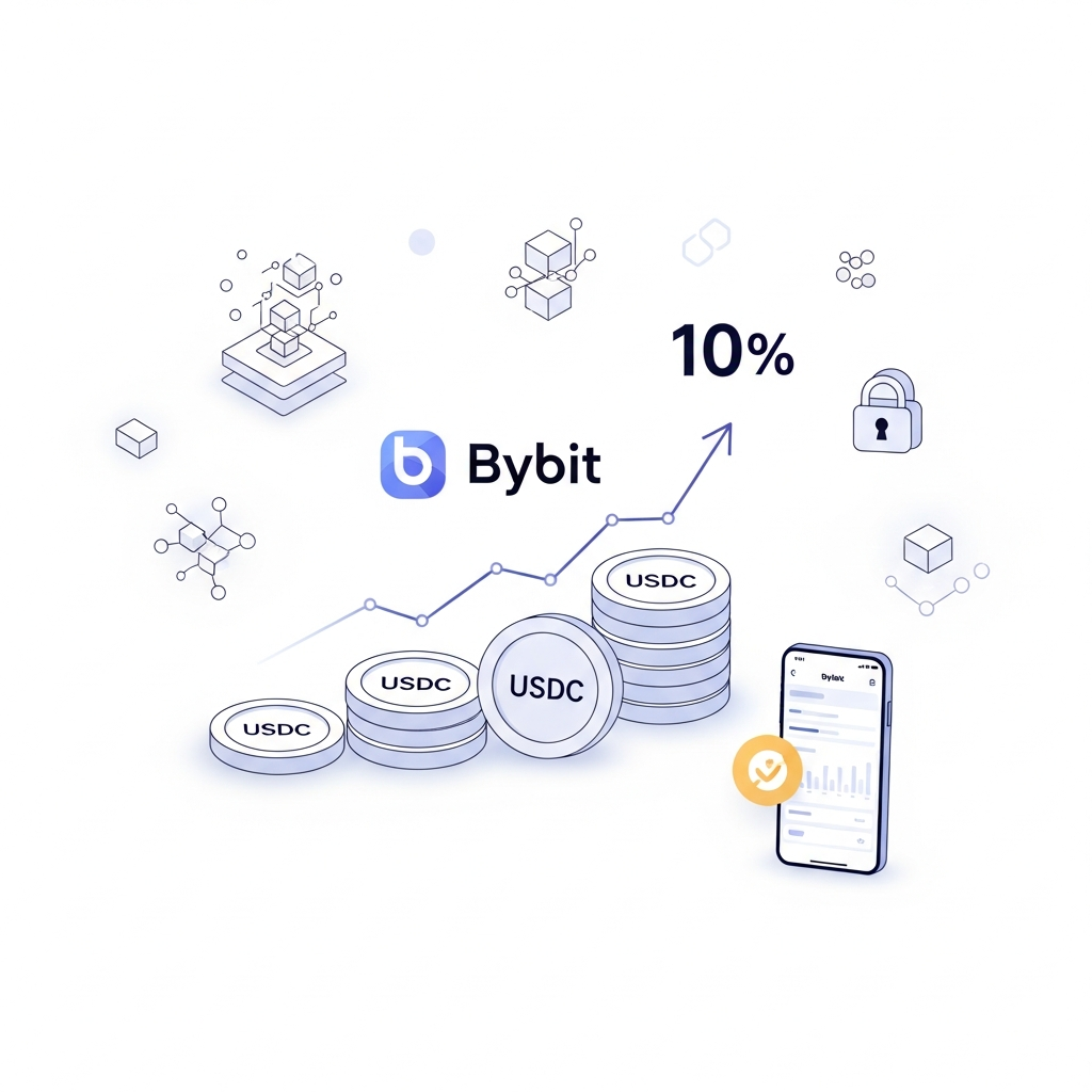 【年利10%】Bybit Simple Earn：USDCでリスクを抑えた安定運用