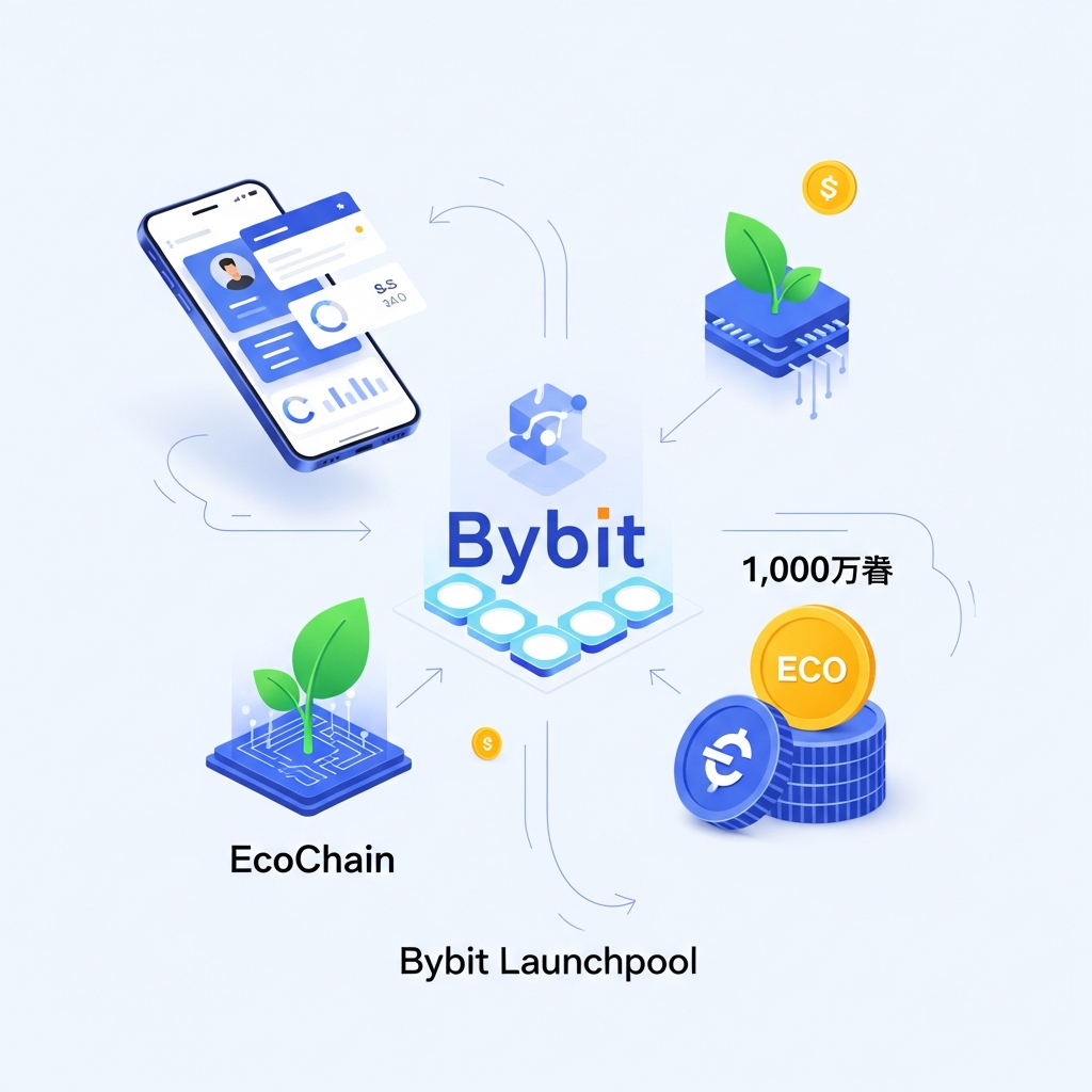 【最速】Bybitローンチプール：EcoChain (ECO) 報酬総額1,000万枚の無料配布