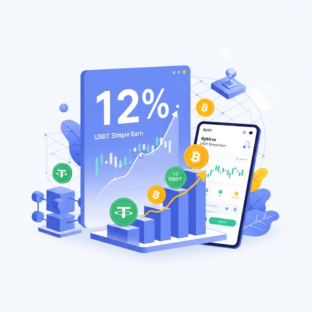 【年利12%】Bybit（バイビット）のUSDTシンプル運用：ステーブルコインで手堅く増やす