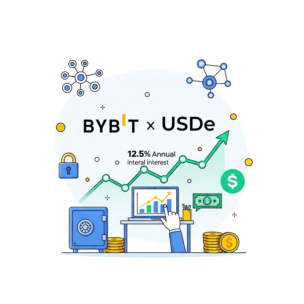 【年利12.5%】Bybit×USDeステーキング：ステーブルコインで手堅く増やす新定番