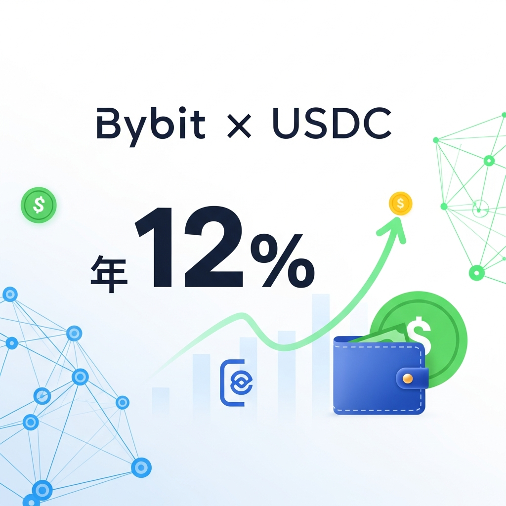 【年利12%】Bybit（バイビット）USDCフレキシブル貸付（レンディング）