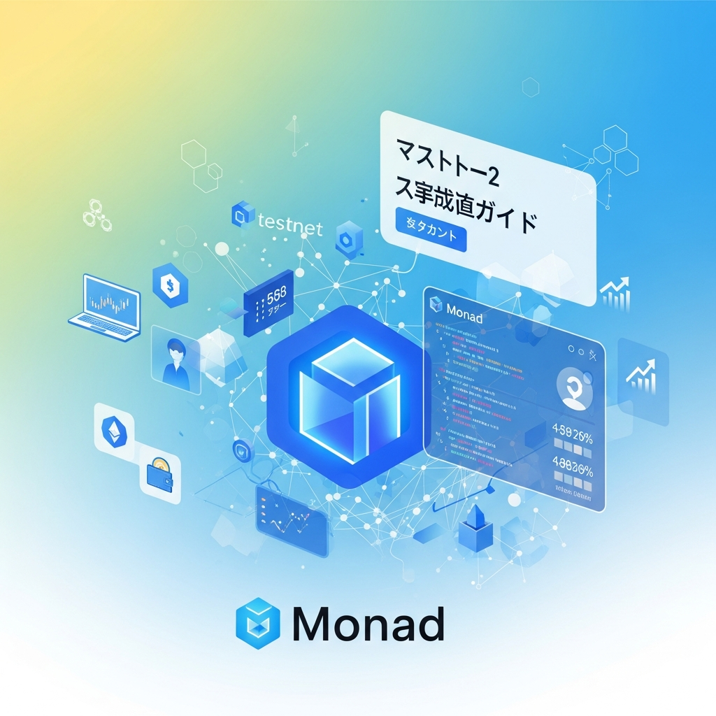 【要注目】Monad（モナド）テストネット フェーズ2攻略ガイド