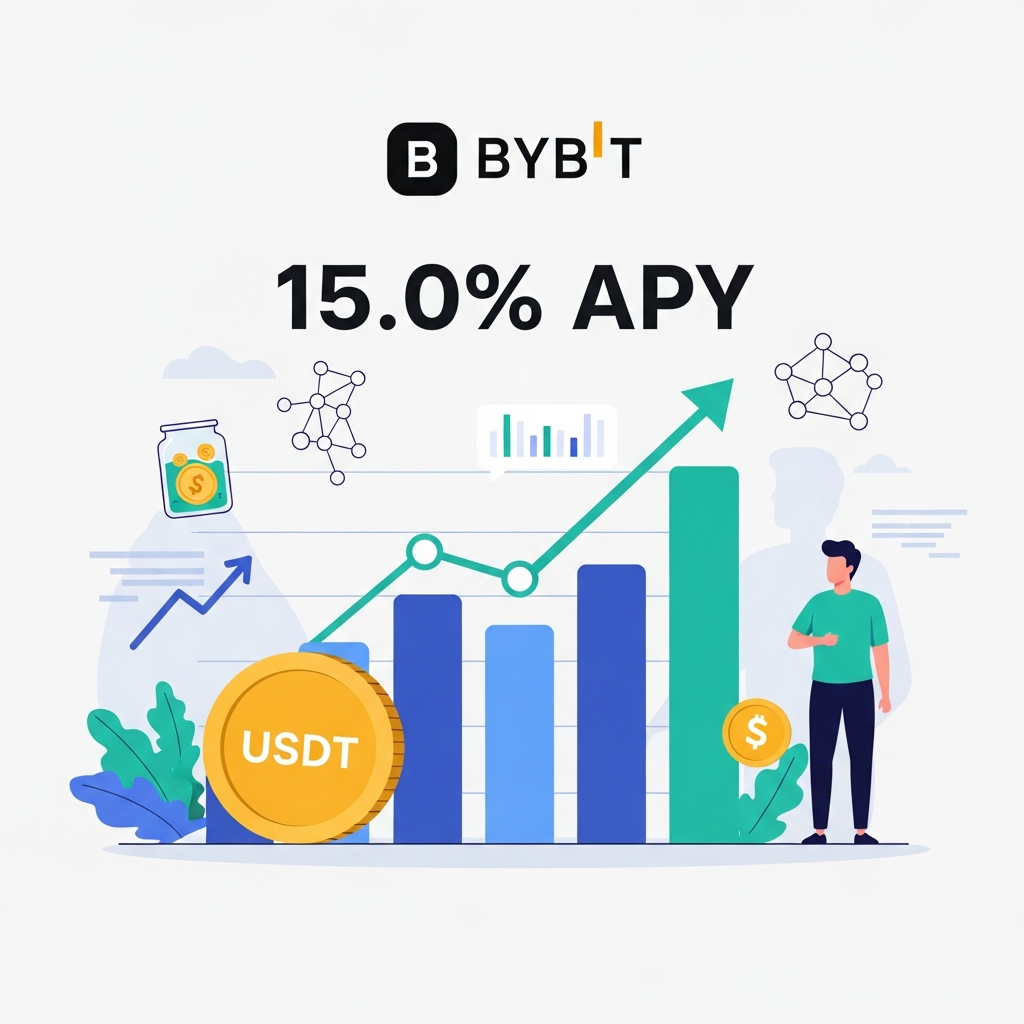 【年利15.0%】Bybit（バイビット）USDT積立ステーキングで手堅く増やす