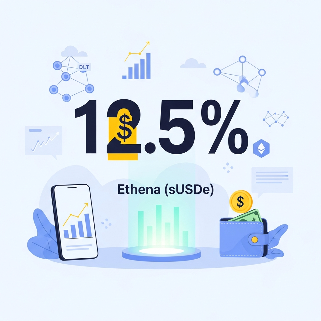【年利12.5%】Ethena (sUSDe) ステーキングで米ドル建て資産を増やす