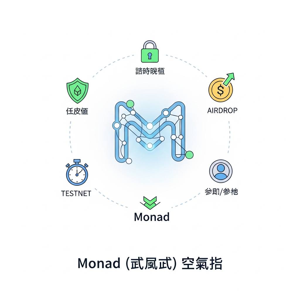 【要注目】Monad (モナド) 最終テストネット・エアドロップ完全攻略ガイド