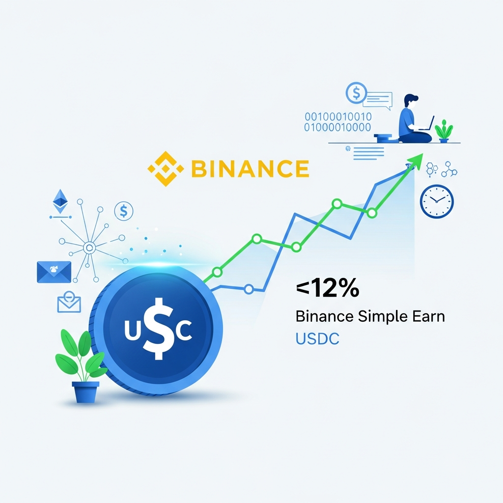 【年利12%】Binance Simple EarnでUSDCを賢く運用