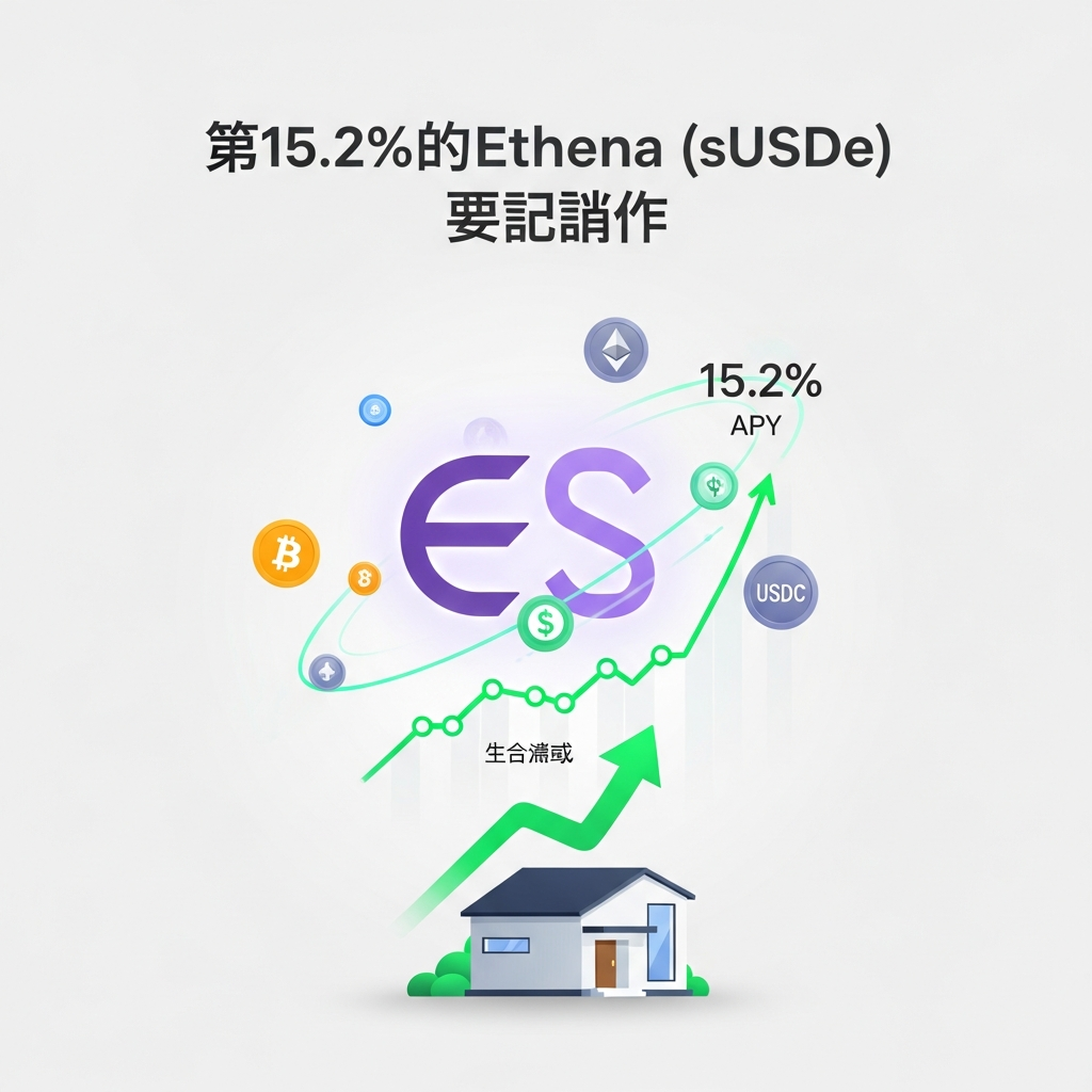 【年利15.2%】Ethena (sUSDe) ステーキングで安定したドルベース運用を狙う