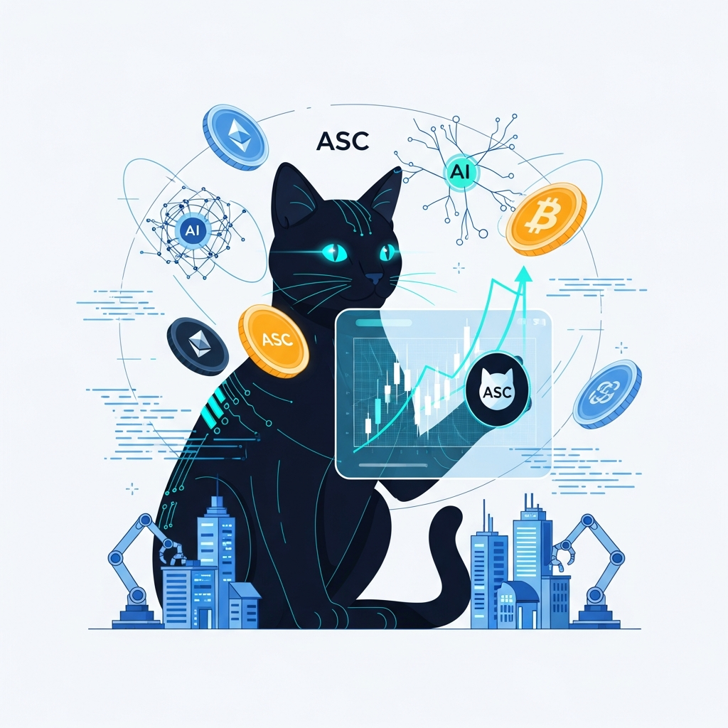 【爆益期待】AI Sentient Cat (ASC) + AIエージェント自律経済ナラティブ