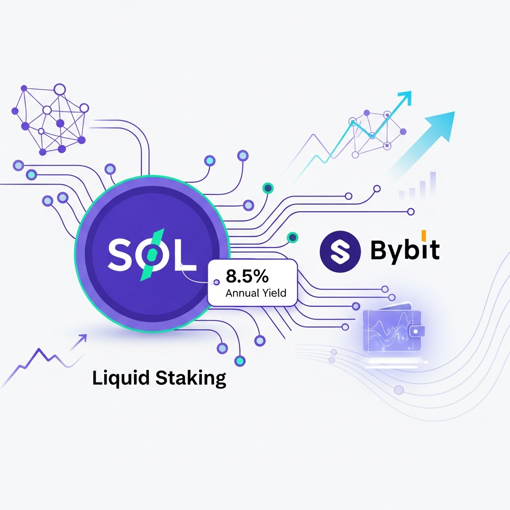 【年利8.5%】Bybit×Solana (SOL) リキッドステーキングで手堅く増やす