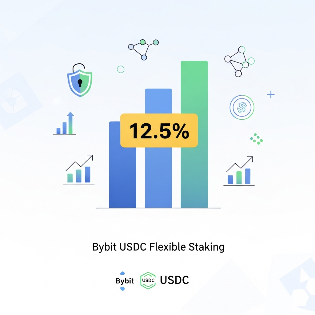 【年利12.5%】Bybit（バイビット）USDC フレキシブルステーキング