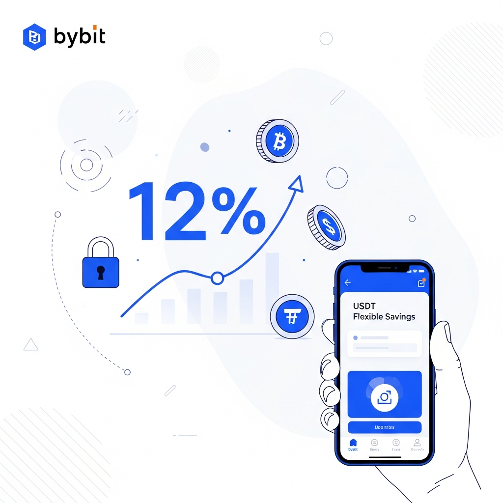 【年利12%】Bybit（バイビット）USDTフレキシブル貯金で手堅く増やす