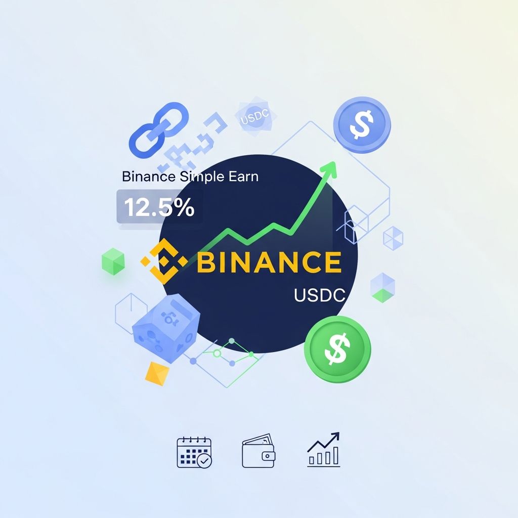 【年利12.5%】Binance Simple EarnでUSDCを賢く運用