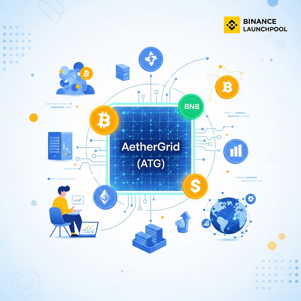 【最速】Binance Launchpool：次世代AI分散インフラ「AetherGrid (ATG)」が提供開始