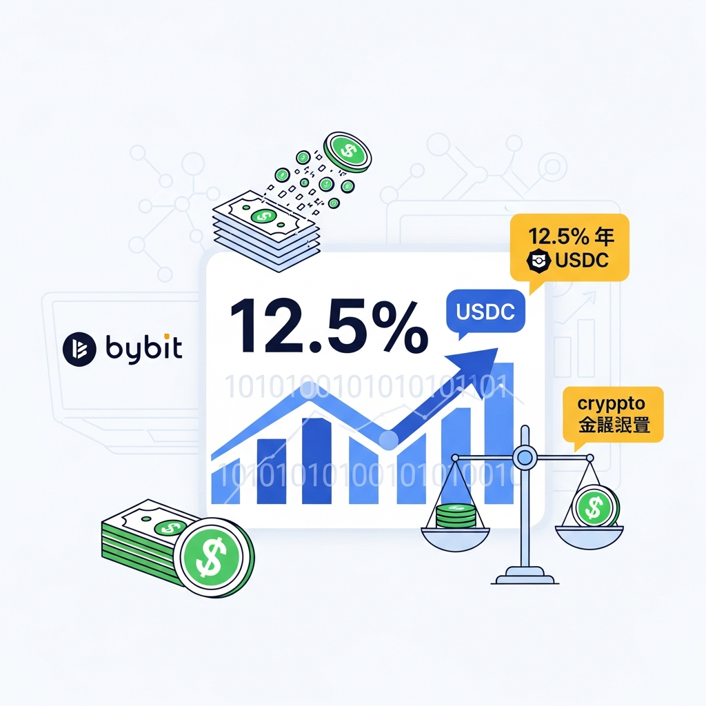 【年利12.5%】Bybitレンディング（USDC）で実現する手堅いドル建て運用