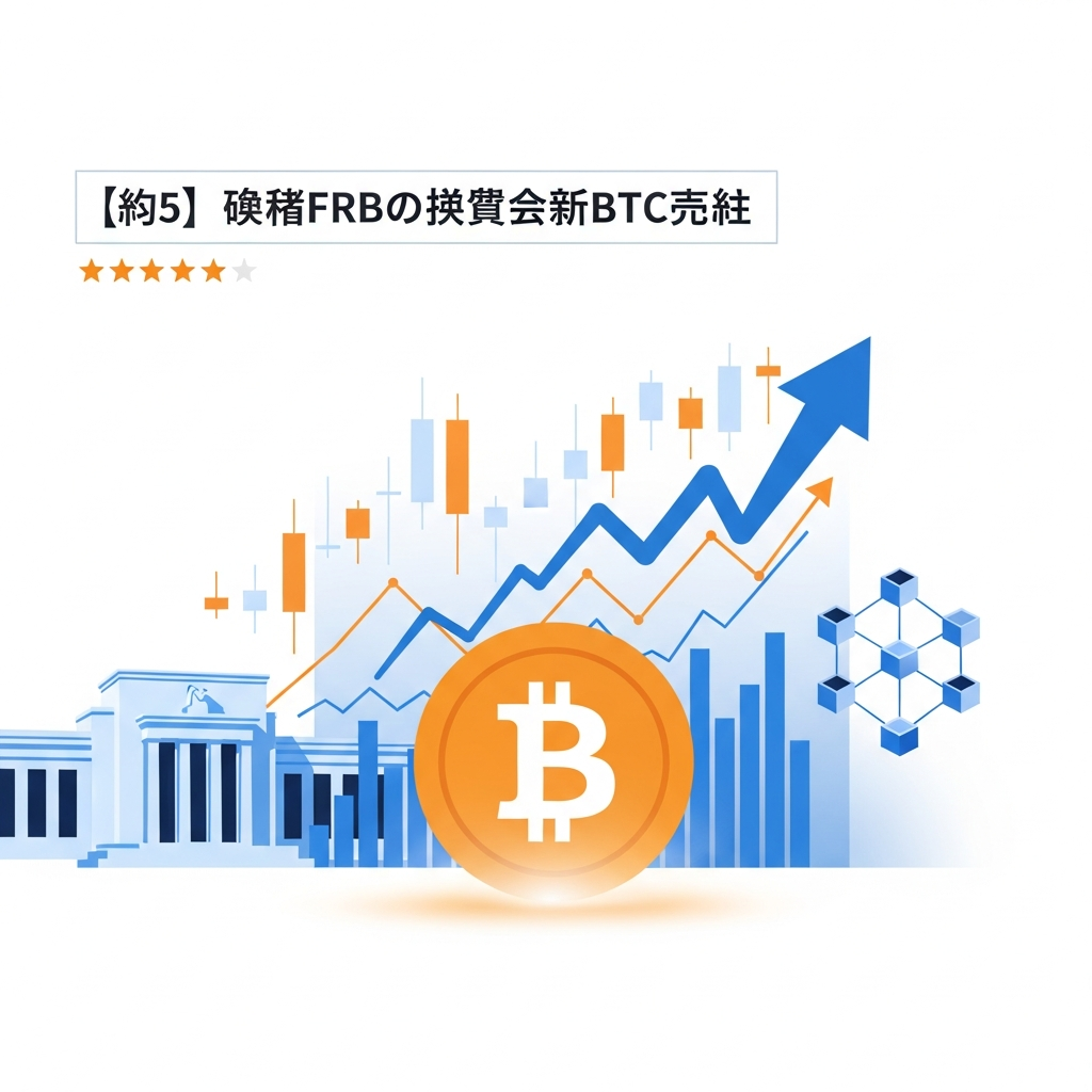 [重要度★5] 米FRB利下げ決定、BTCは過去最高値更新へ