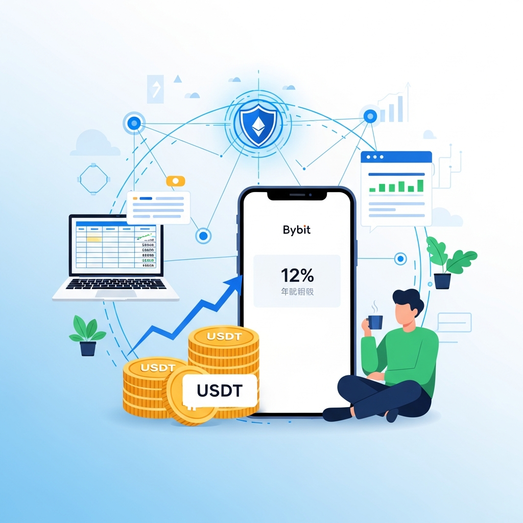 【年利12%】Bybit（バイビット）のUSDT貸付で手堅く増やす安定運用術