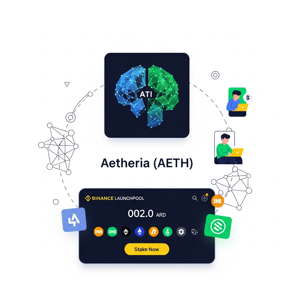 【最速】Binance Launchpool：次世代AIインフラ「Aetheria (AETH)」の新規上場イベント開催