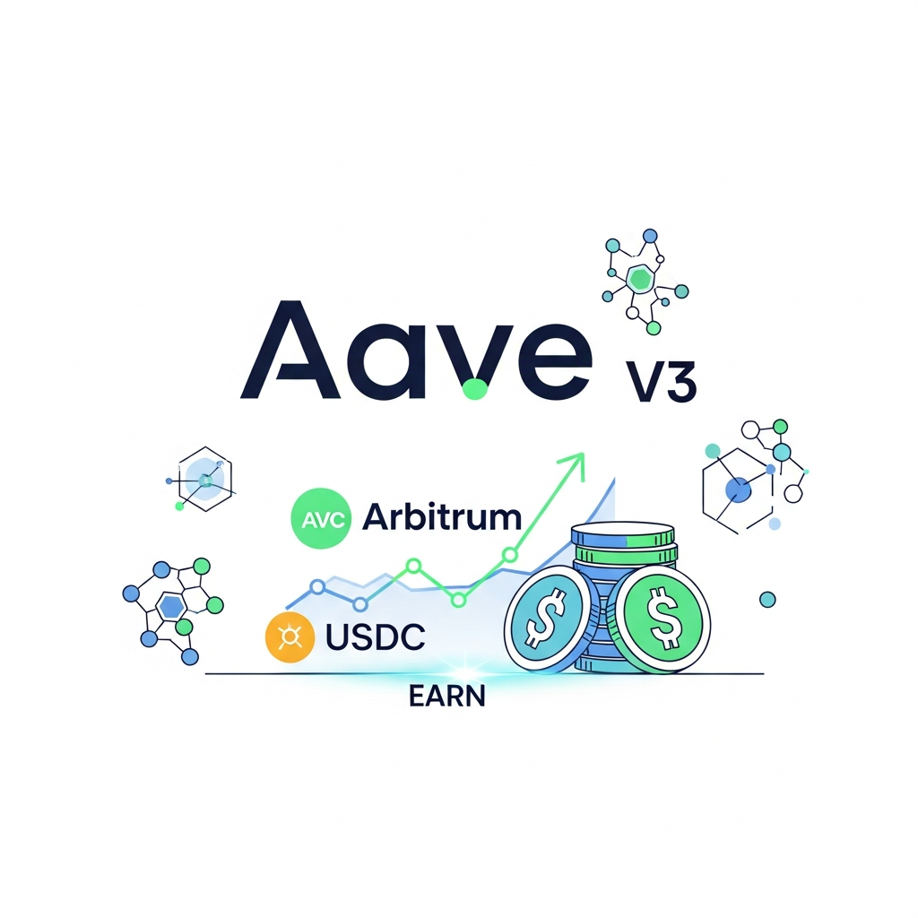 【年利12.5%】Aave V3 × Arbitrum：USDC貸出で手堅く増やす最新Earn戦略