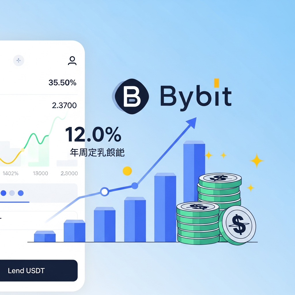 【年利12.0%】Bybit（バイビット）のUSDTレンディング：手堅く米ドル建て資産を増やす