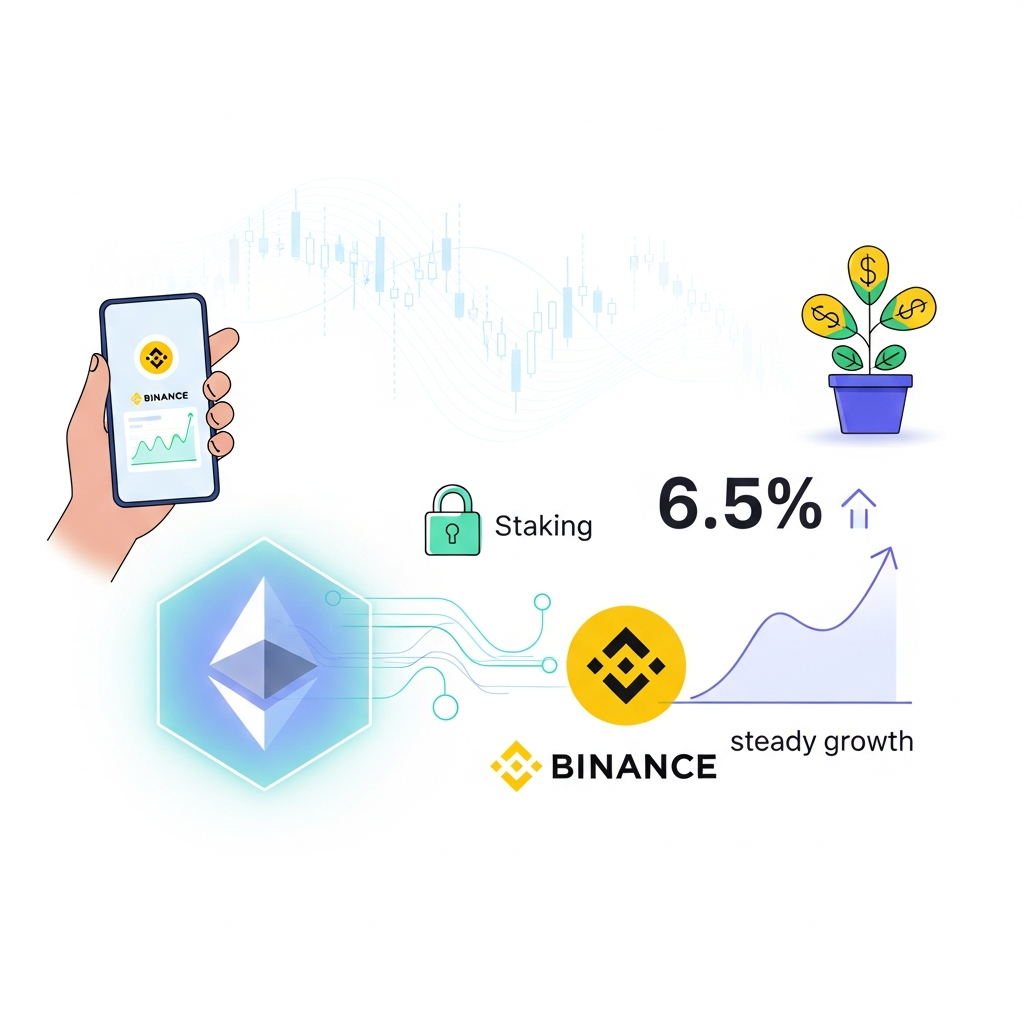 【年利6.5%】Binance（バイナンス）ETHリキッドステーキングで手堅く増やす
