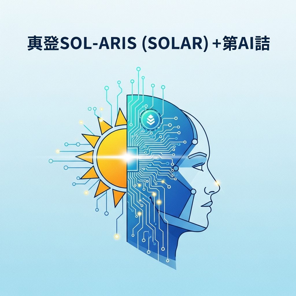 【爆益期待】SOL-ARIS (SOLAR) + 自律型AIエージェント・ナラティブ