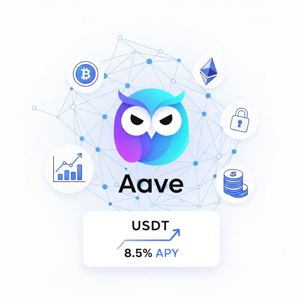 【年利 8.5%】Aave v3 (Arbitrum) でUSDTを運用