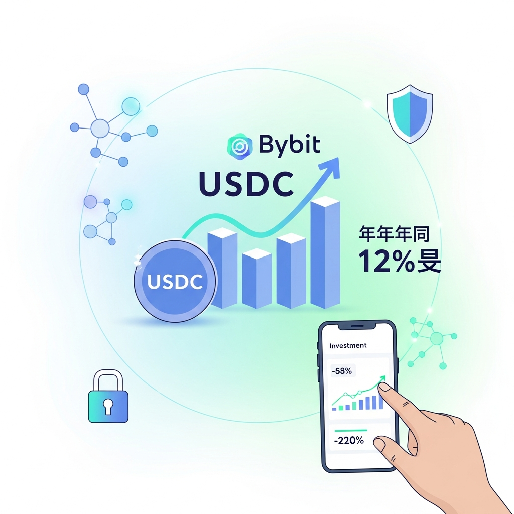 【年利12%】Bybit（バイビット）USDCフレキシブルステーキング