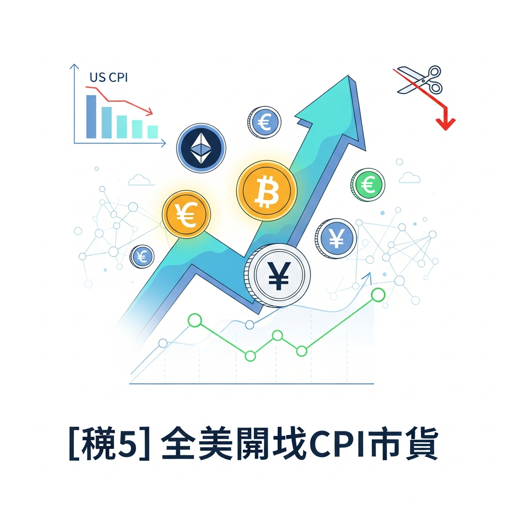 [重要度★5] 米CPI下振れで利下げ確実視、仮想通貨全面高へ