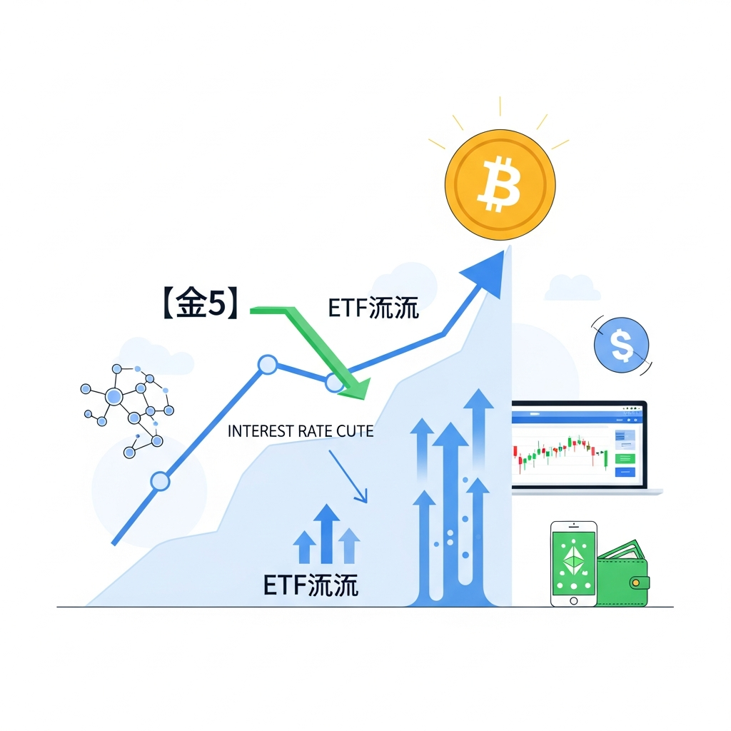 [重要度★5] 米利下げ示唆とETF流入加速でBTC最高値圏