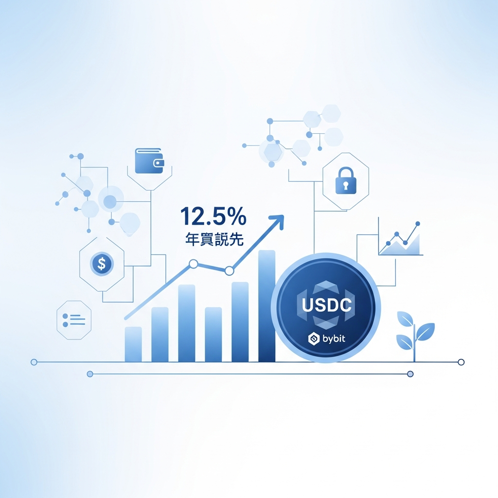 【年利12.5%】Bybit（バイビット）USDC貸付で手堅く増やす安定運用