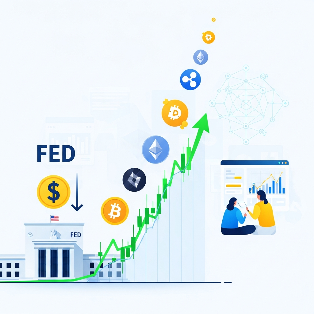 [重要度★5] 米FRBが大幅利下げ、仮想通貨は全面高へ