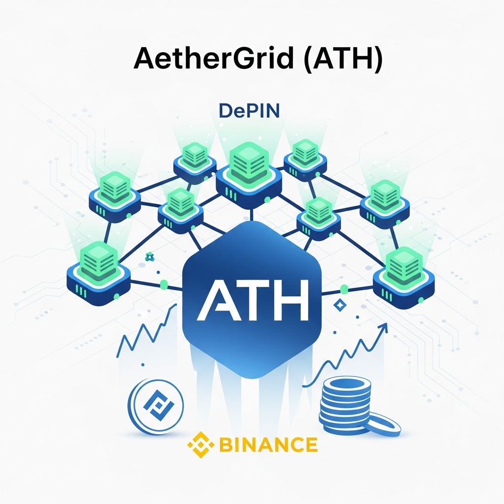 【最速】Binance Launchpool：次世代DePINプロジェクト「AetherGrid (ATH)」の新規上場とステーキング詳細